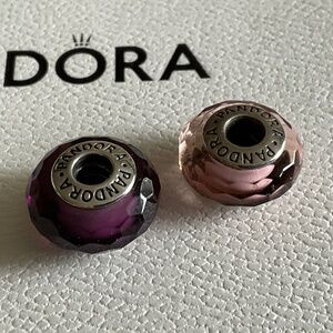 Two Pandora charms